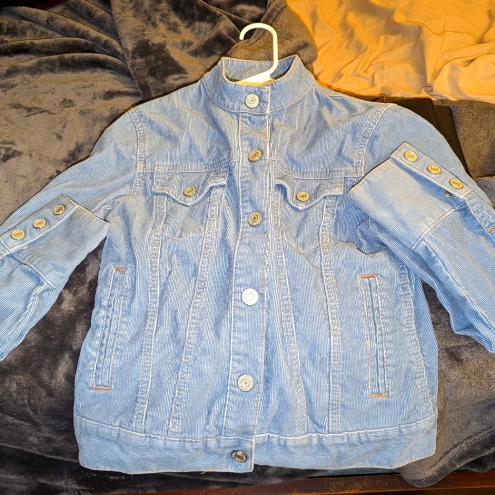 Corduroy Gap collarless jacket